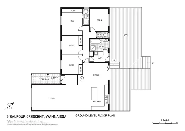 Floorplan of Homely house listing, 5 Balfour Crescent, Wanniassa ACT 2903