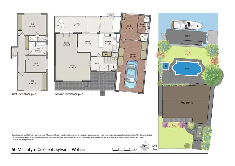 Floorplan of Homely house listing, 50 Macintyre Crescent, Sylvania Waters NSW 2224