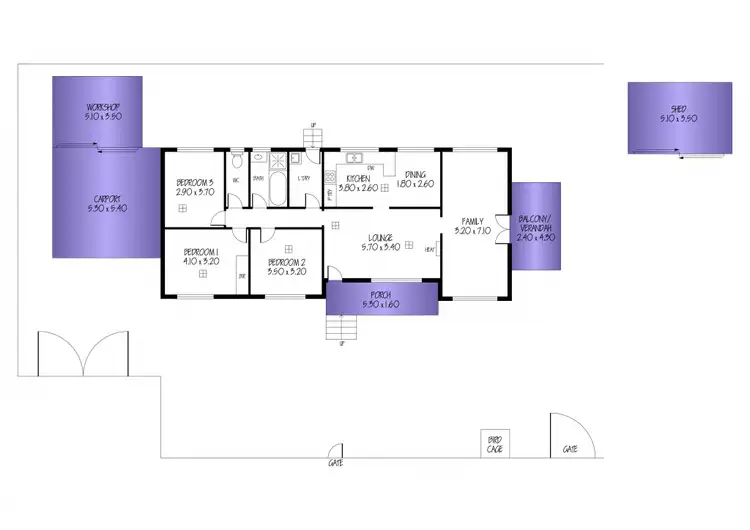 Floorplan of Homely house listing, 41 Goodall Road, Para Hills SA 5096