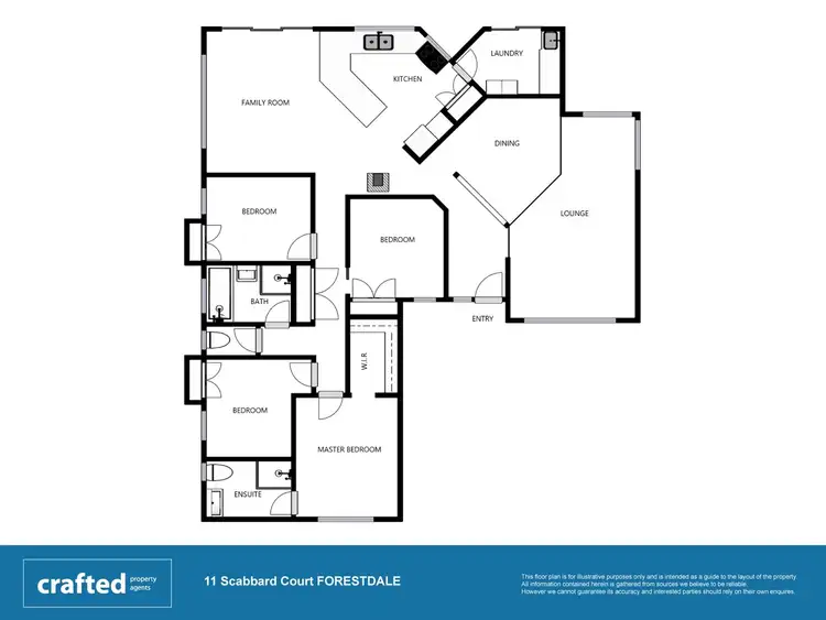 Floorplan of Homely house listing, 11 Scabbard Court, Forestdale QLD 4118