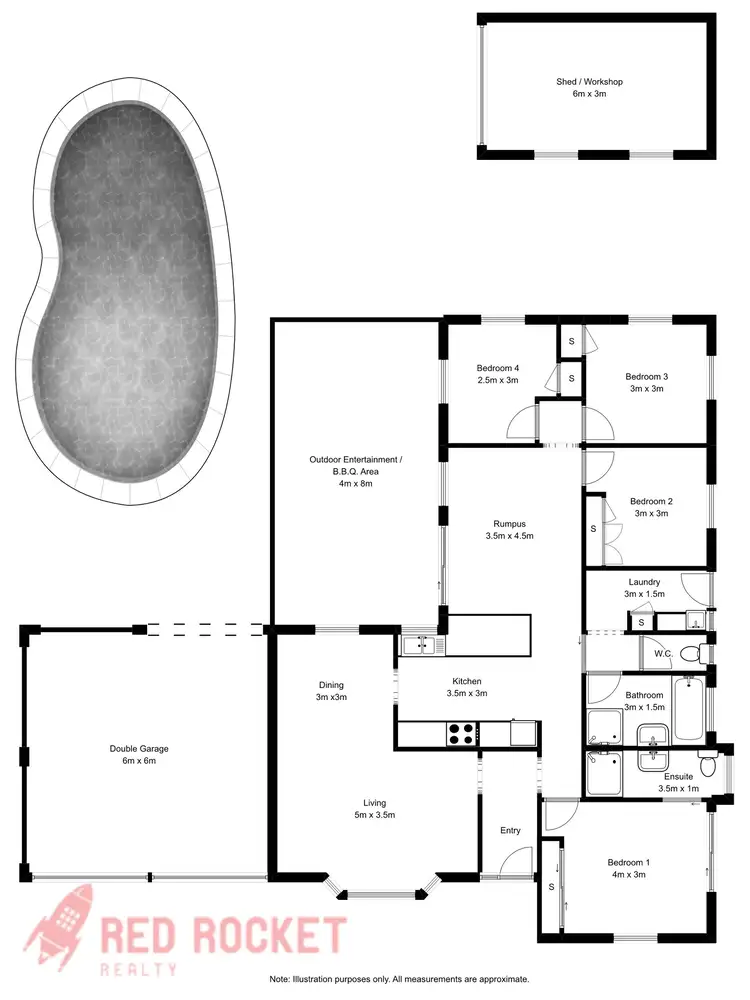 Floorplan of Homely house listing, Address available on request