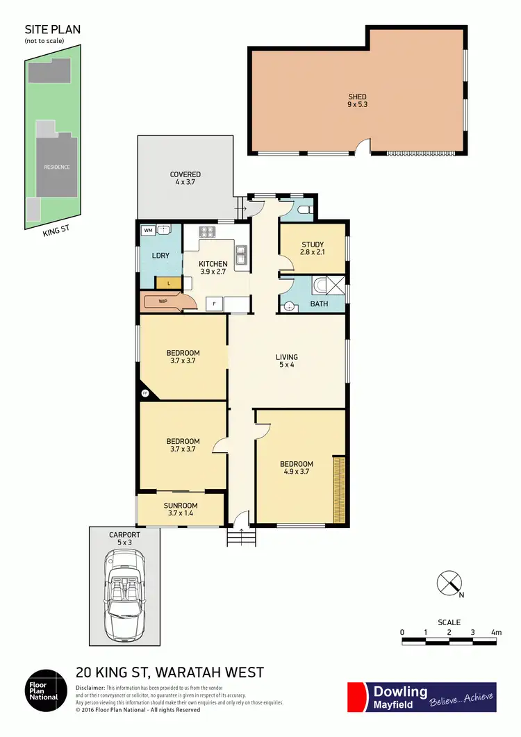 Floorplan of Homely house listing, 20 King Street, Waratah West NSW 2298