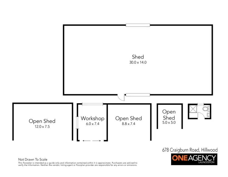 Floorplan of Homely rural property listing, 678 Craigburn Road, Hillwood TAS 7252
