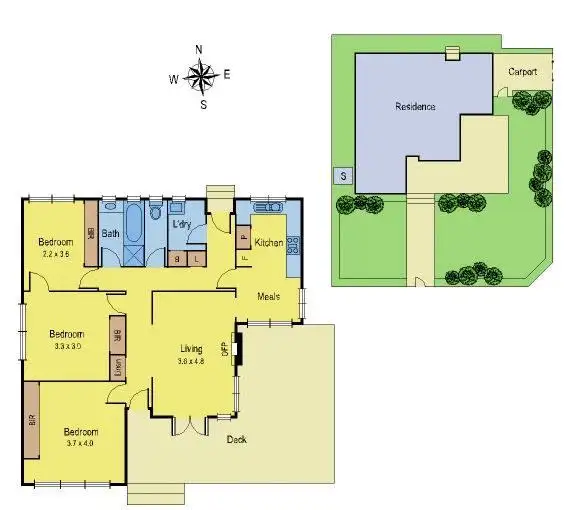 Floorplan of Homely house listing, 23 Matthews Road, Bentleigh East VIC 3165