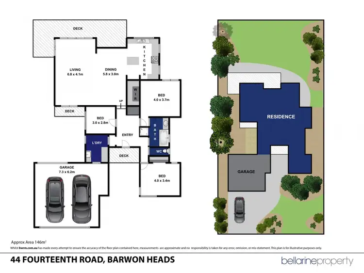 Floorplan of Homely house listing, 44 Fourteenth Road, Barwon Heads VIC 3227