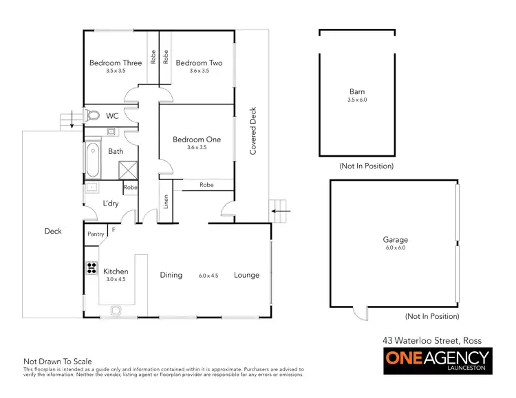 Floorplan of Homely house listing, 43 Waterloo Street, Ross TAS 7209