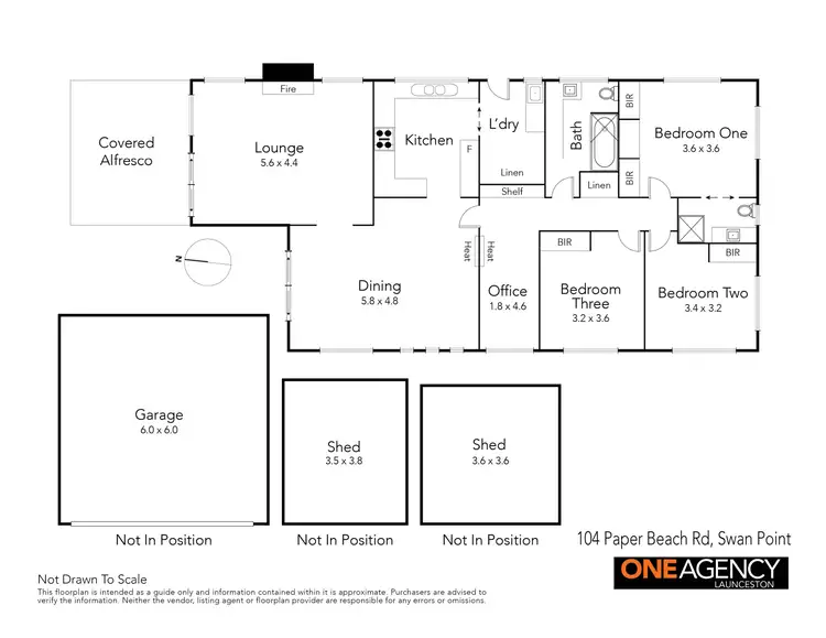 Floorplan of Homely house listing, 104 Paper Beach Road, Swan Point TAS 7275
