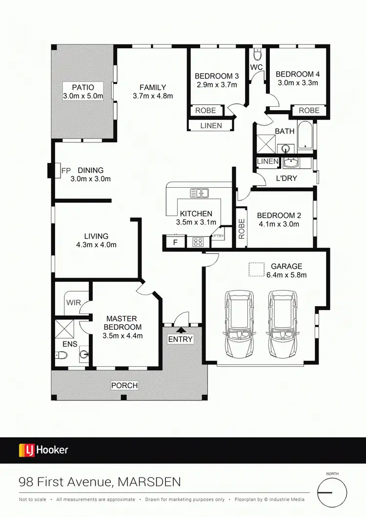 Floorplan of Homely house listing, 98 First Avenue, Marsden QLD 4132