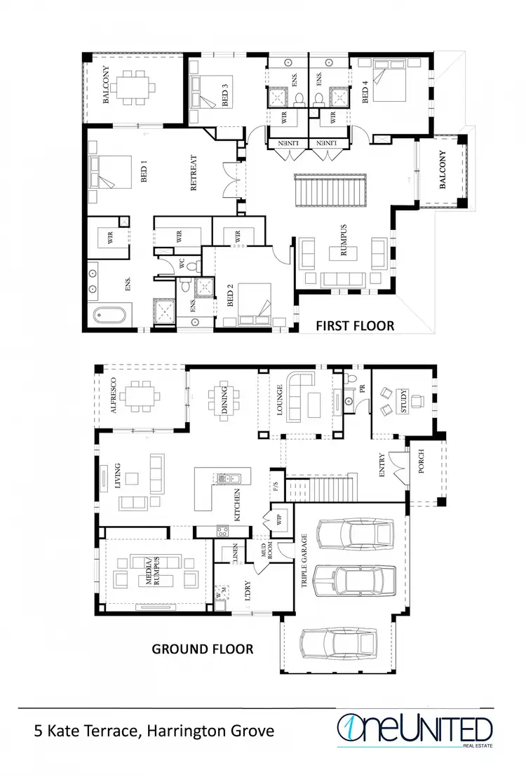 Floorplan of Homely house listing, 5 Kate Terrace, Harrington Park NSW 2567