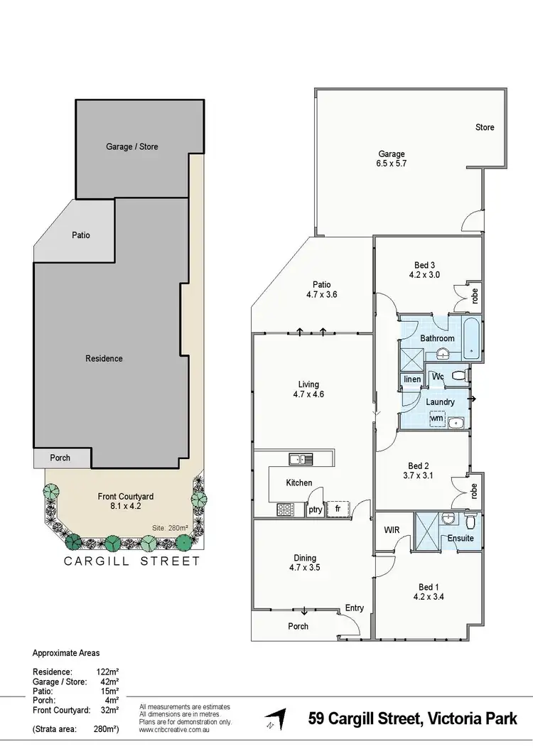 Floorplan of Homely house listing, 59 Cargill Street, Victoria Park WA 6100