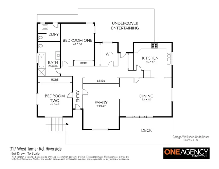 Floorplan of Homely house listing, 317 West Tamar Road, Riverside TAS 7250