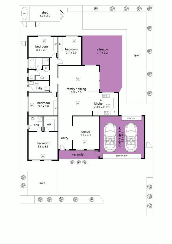 Floorplan of Homely house listing, 137A Dunrobin Road, Warradale SA 5046