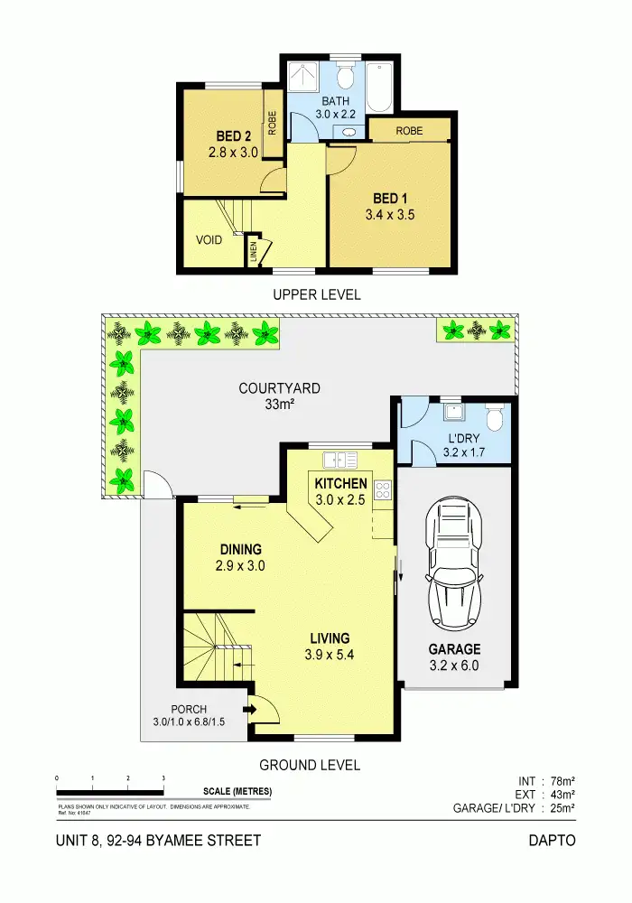 Floorplan of Homely unit listing, 8/92-94 Byamee Street, Dapto NSW 2530
