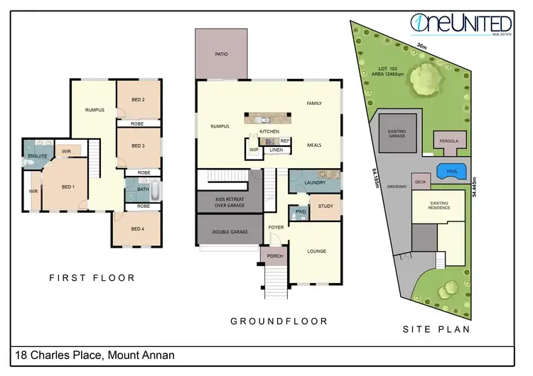 Floorplan of Homely house listing, 18 Charles Place, Mount Annan NSW 2567