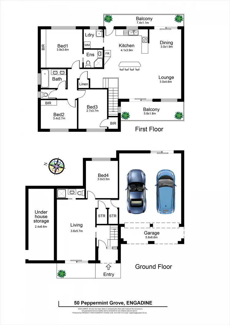 Floorplan of Homely house listing, 50 Peppermint Grove, Engadine NSW 2233