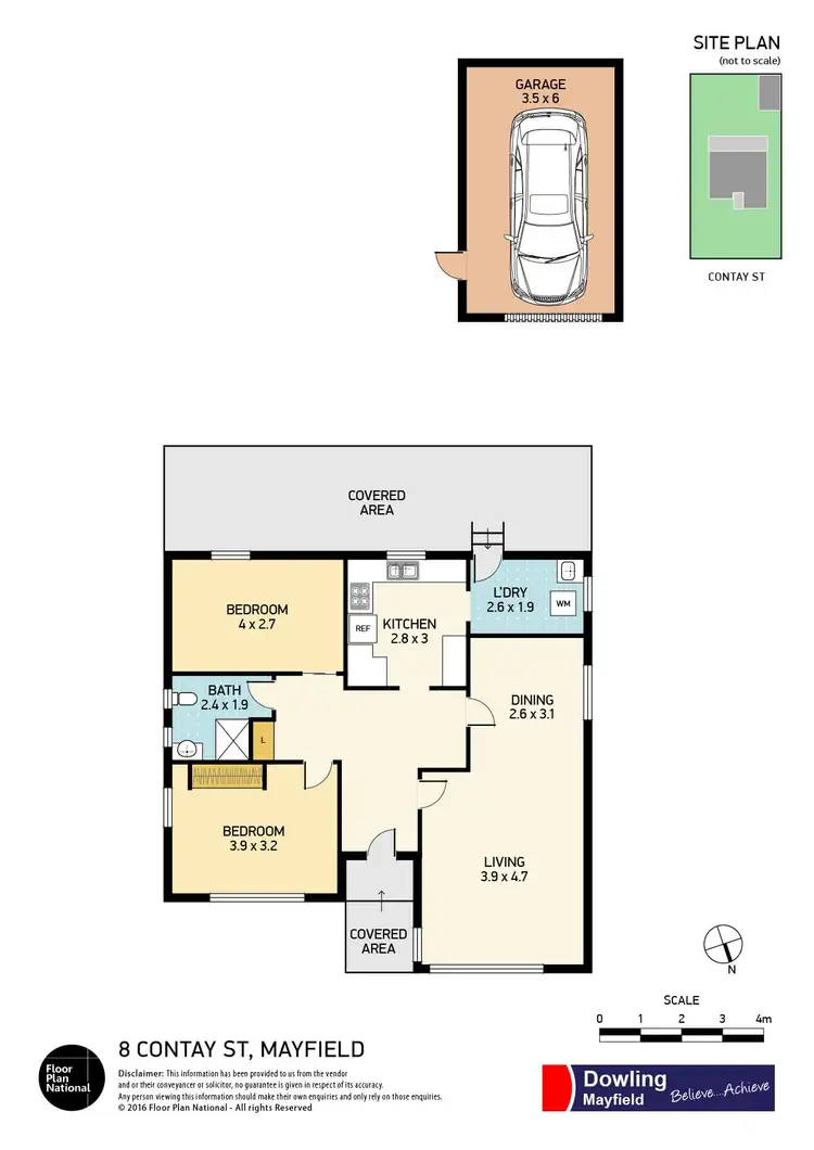 Floorplan of Homely house listing, 8 Contay Street, Mayfield NSW 2304