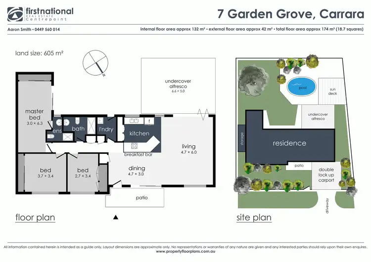 Floorplan of Homely house listing, 7 Garden Grove, Carrara QLD 4211