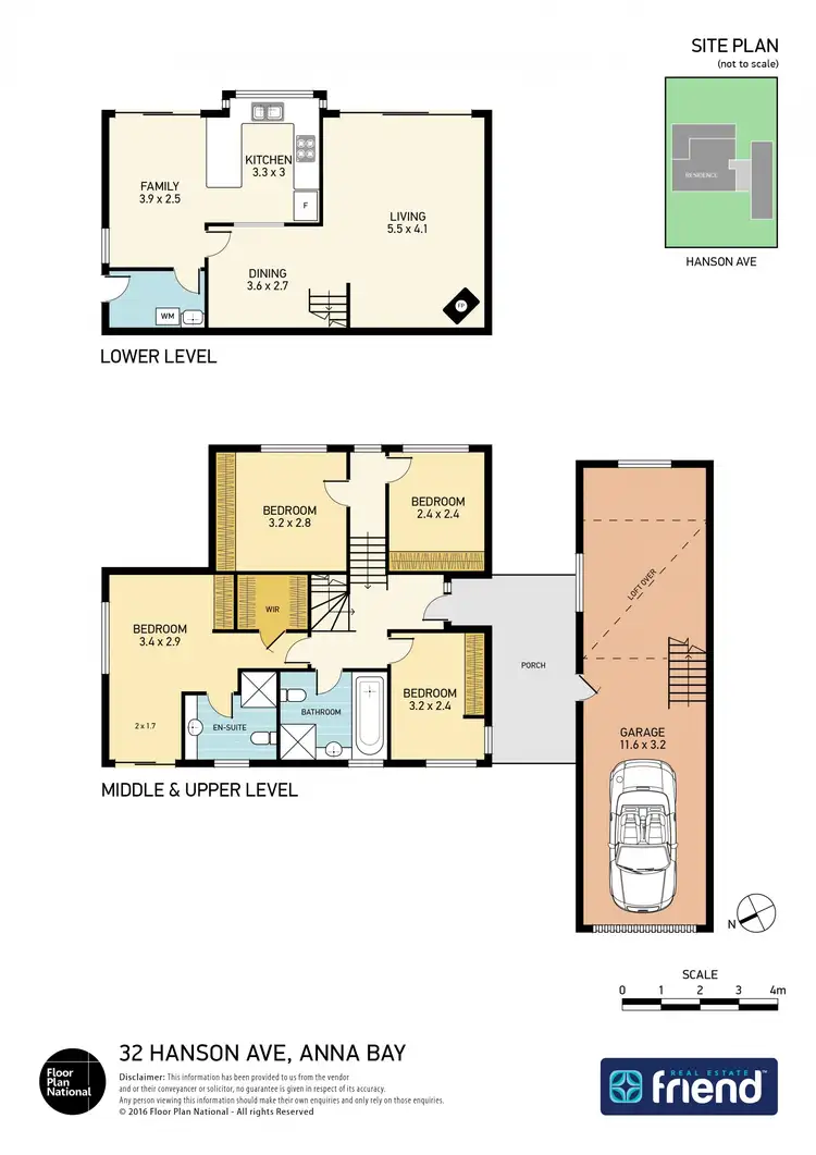 Floorplan of Homely house listing, 32 Hanson Avenue, Anna Bay NSW 2316