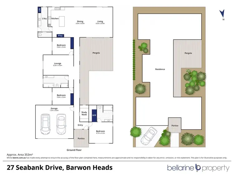 Floorplan of Homely house listing, 27 Seabank Drive, Barwon Heads VIC 3227