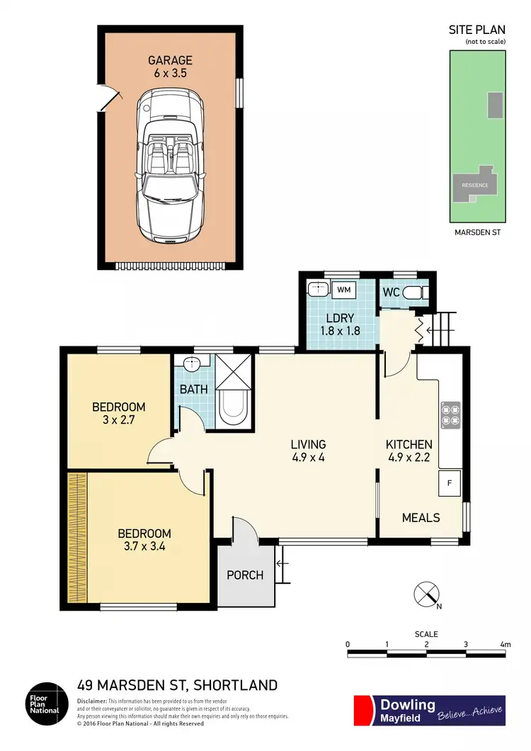 Floorplan of Homely house listing, 49 Marsden Street, Shortland NSW 2307