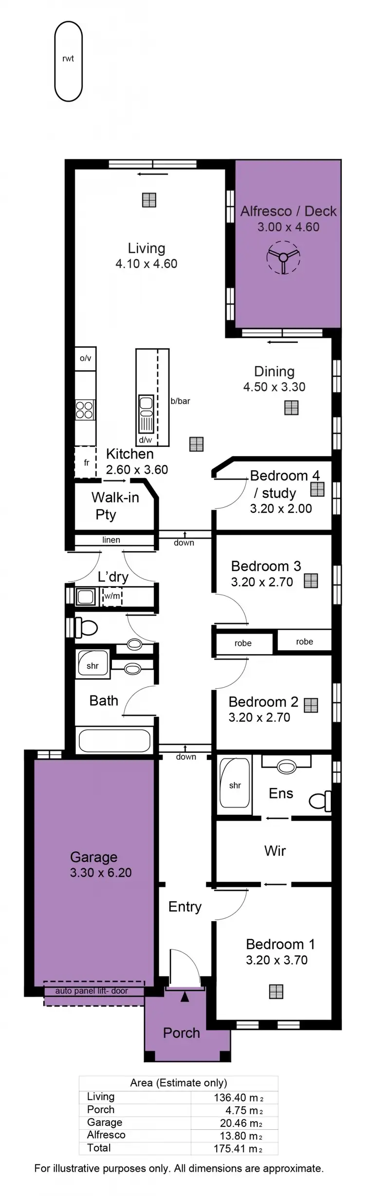 Floorplan of Homely house listing, 47 Walsh Avenue, St Marys SA 5042