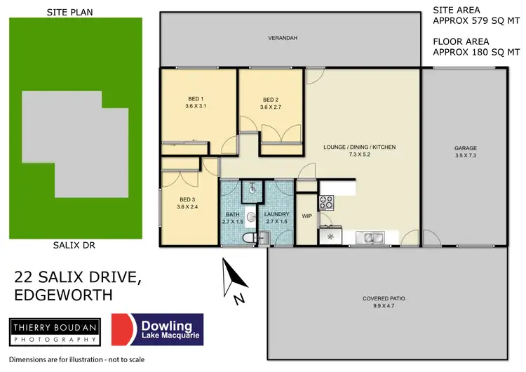Floorplan of Homely house listing, 22 Salix Drive, Edgeworth NSW 2285