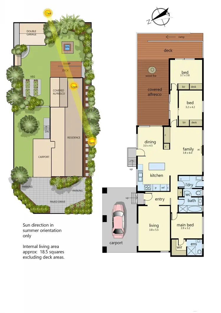 Floorplan of Homely house listing, 10 Oak Grove, Langwarrin VIC 3910
