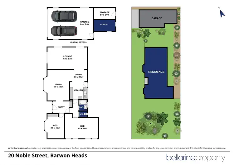 Floorplan of Homely house listing, 20 Noble Street, Barwon Heads VIC 3227