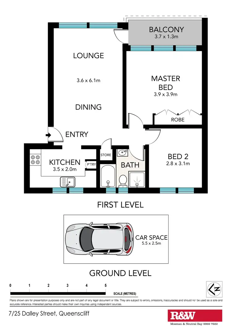 Floorplan of Homely apartment listing, 7/25 Dalley Street, Queenscliff NSW 2096