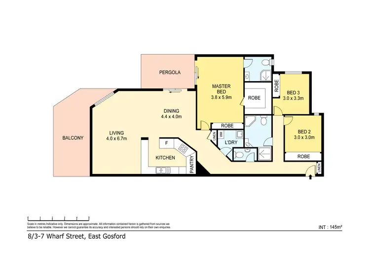 Floorplan of Homely apartment listing, 8/3-7 Wharf Street, East Gosford NSW 2250
