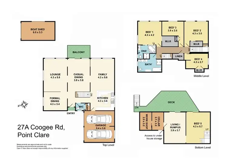 Floorplan of Homely house listing, 27A Coogee Rd, Point Clare NSW 2250