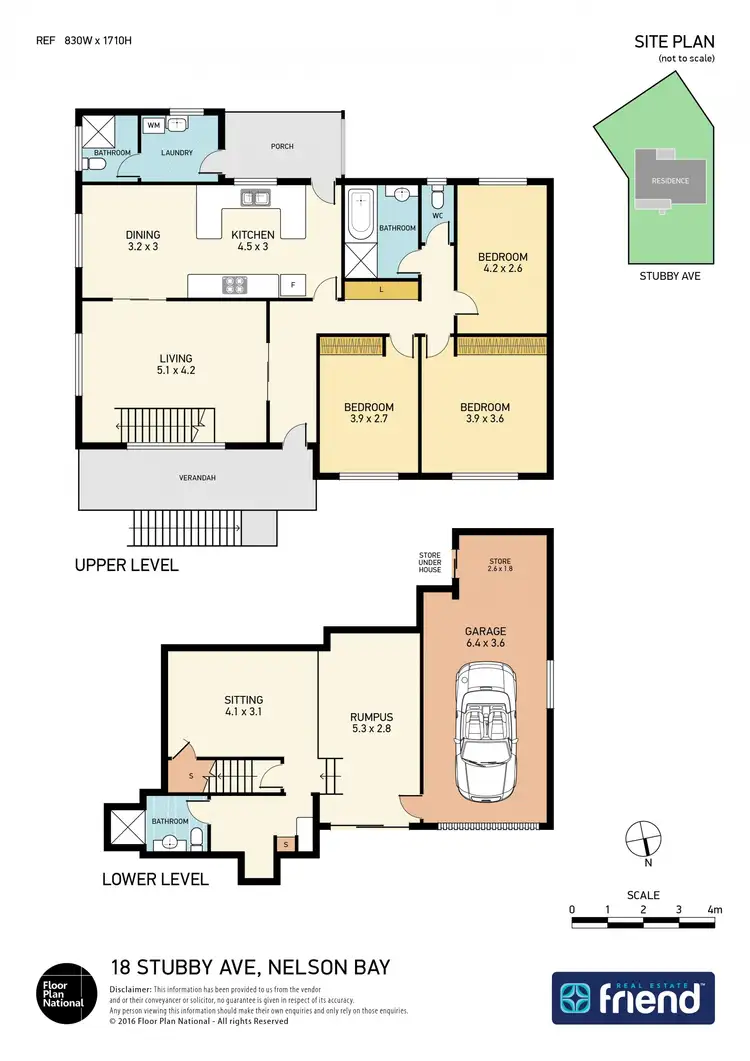 Floorplan of Homely house listing, 18 Stubby Street, Nelson Bay NSW 2315