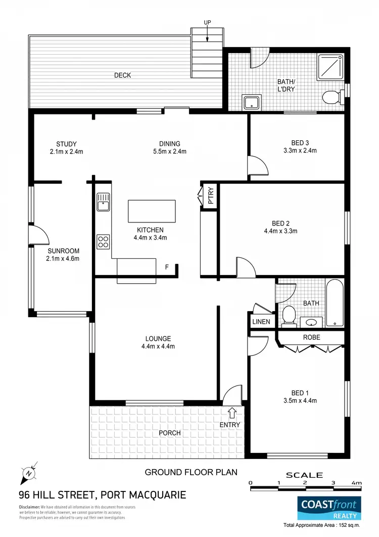 Floorplan of Homely house listing, 96 Hill St, Port Macquarie NSW 2444