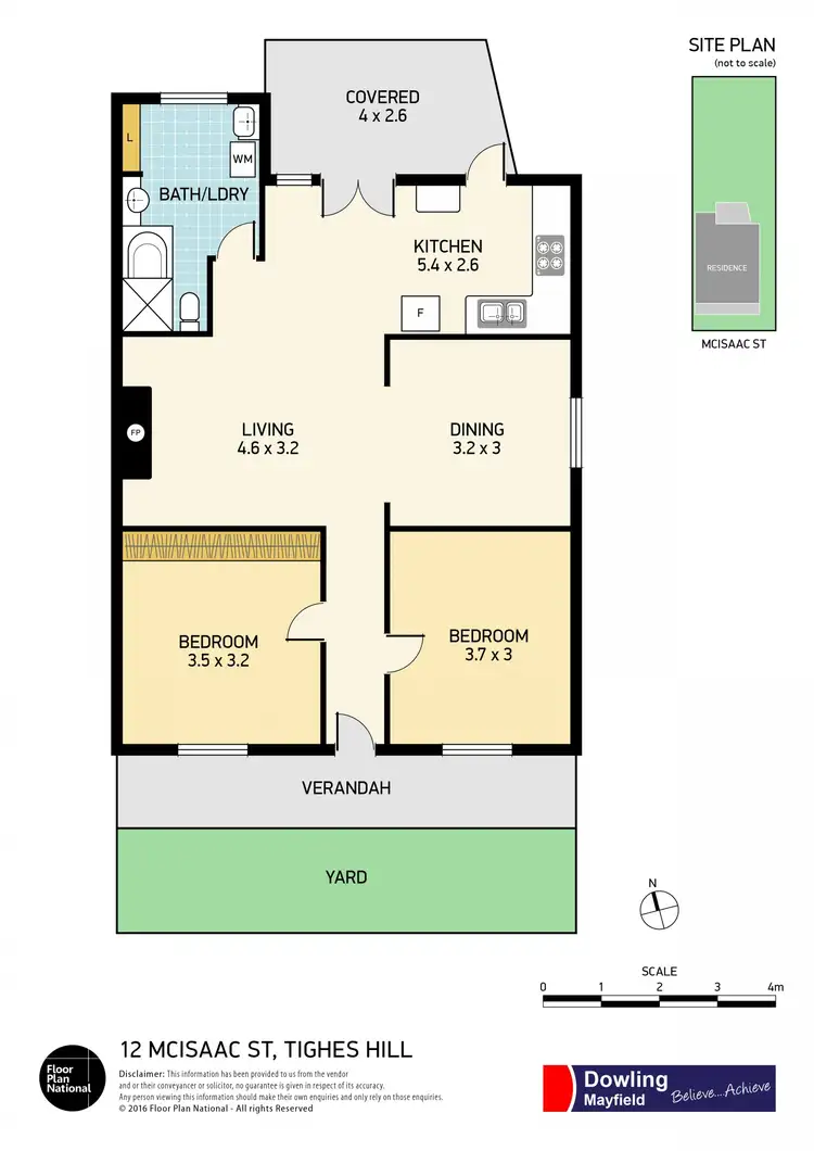 Floorplan of Homely house listing, 12 McIsaac Street, Tighes Hill NSW 2297