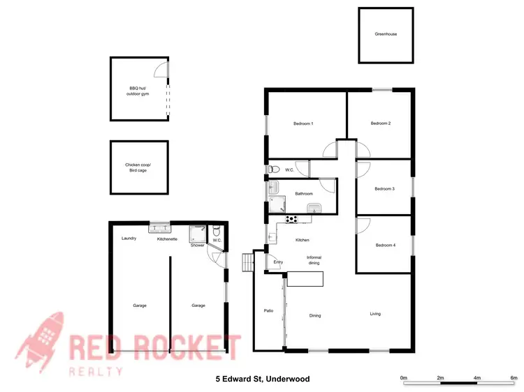Floorplan of Homely house listing, 5 Edward Street, Underwood QLD 4119