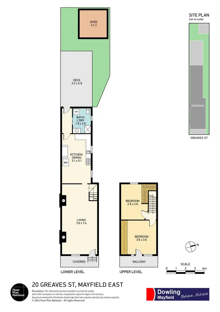 Floorplan of Homely house listing, 20 Greaves Street, Mayfield East NSW 2304