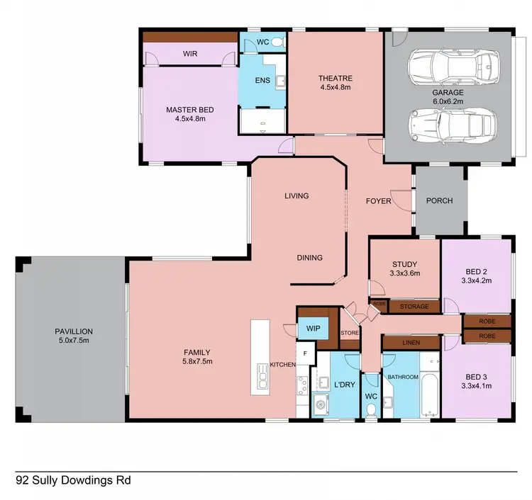 Floorplan of Homely house listing, 92 Sully Dowdings Road, Pine Creek QLD 4670