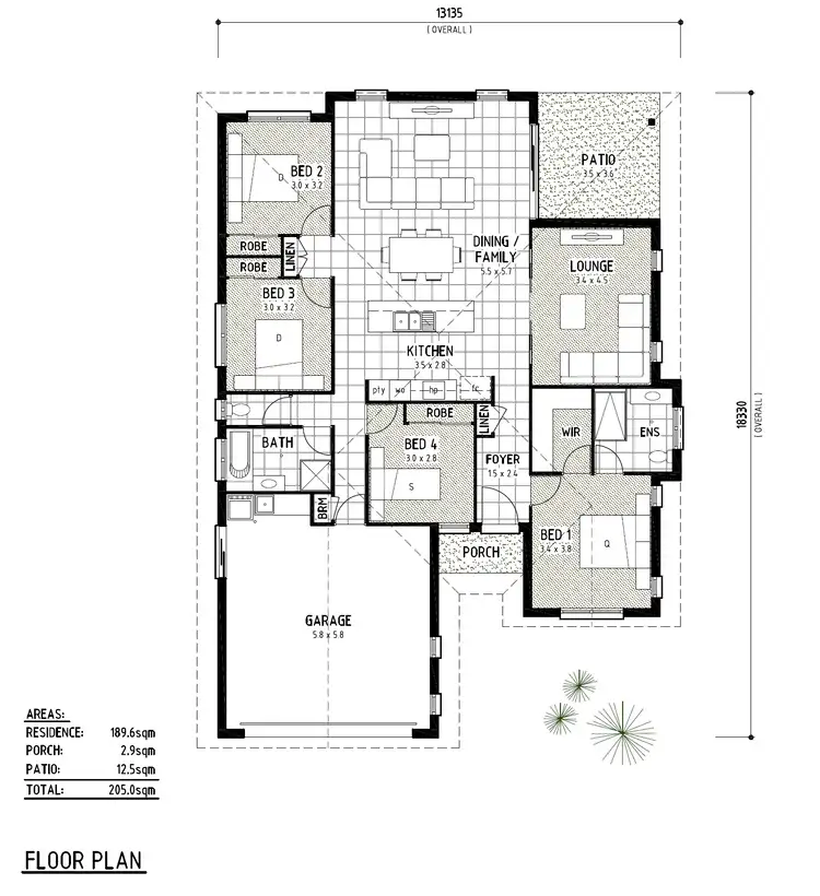 Floorplan of Homely house listing, Lot 39 Relaxed Place, Wondunna QLD 4655