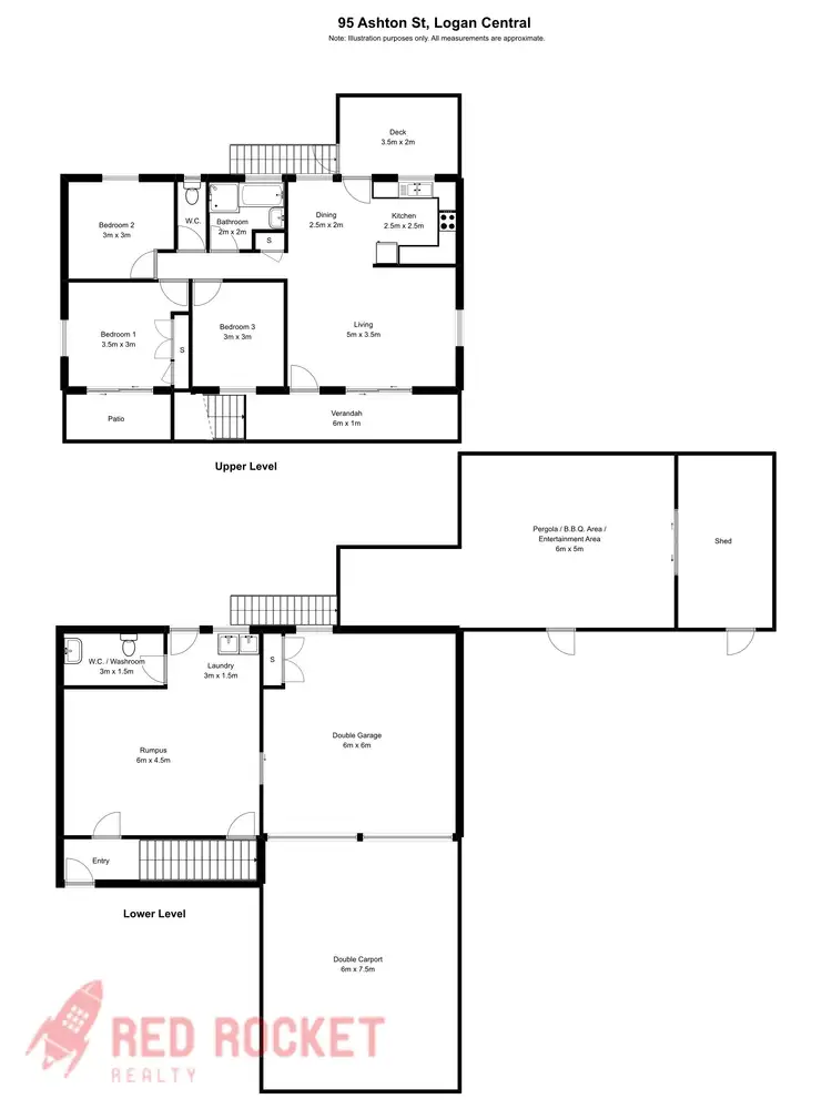 Floorplan of Homely house listing, 95 Ashton Street, Logan Central QLD 4114