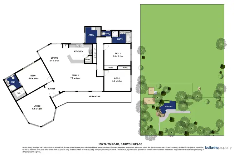 Floorplan of Homely house listing, 135 Taits Road, Barwon Heads VIC 3227