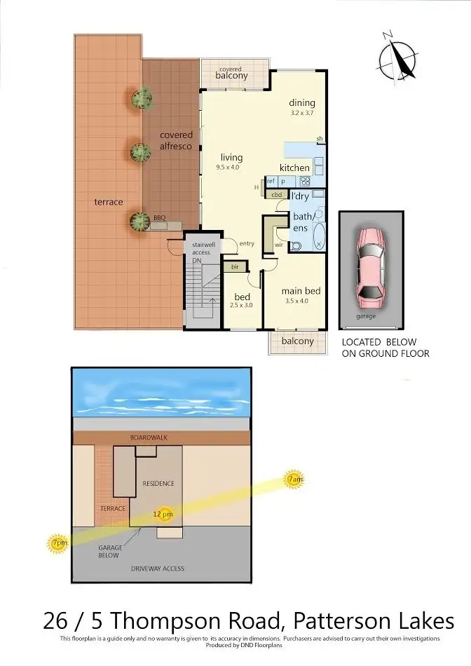 Floorplan of Homely apartment listing, 26/5 Thompson Road, Patterson Lakes VIC 3197
