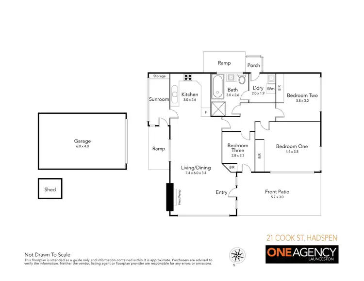 Floorplan of Homely house listing, 21 Cook Street, Hadspen TAS 7290