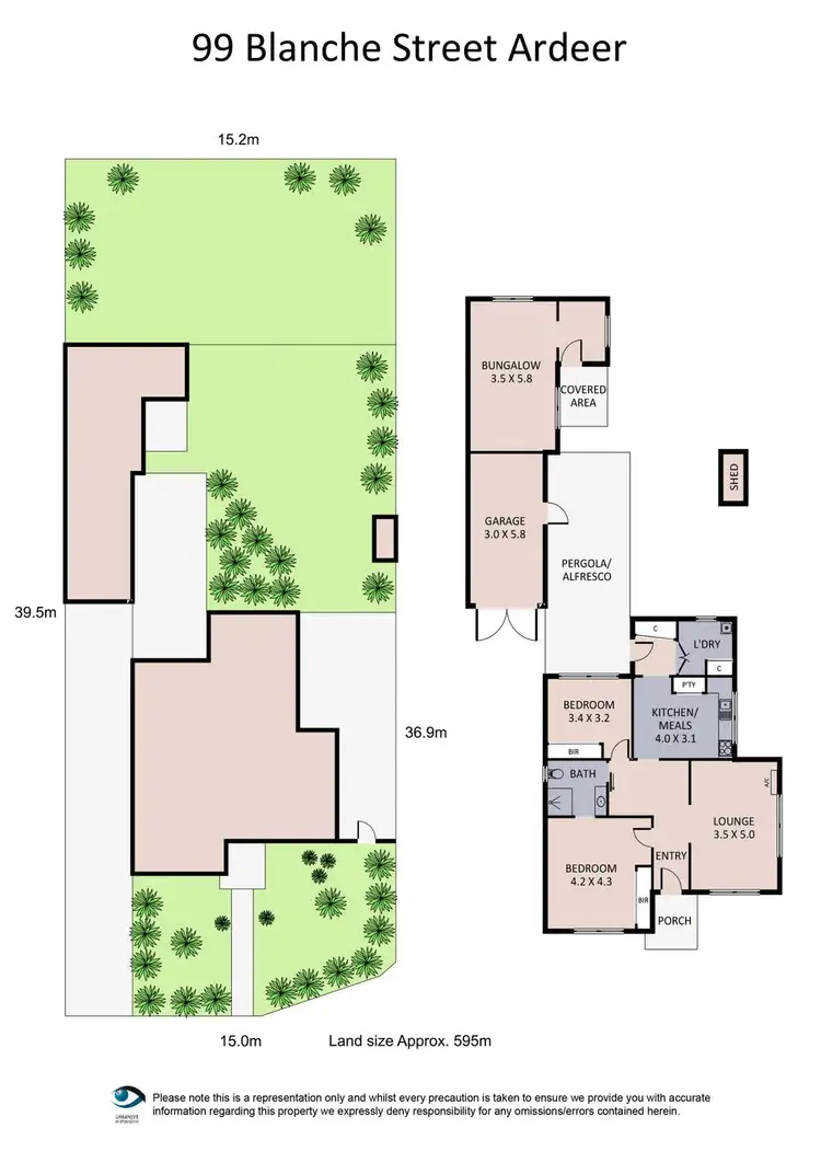 Floorplan of Homely house listing, 99 Blanche Street, Ardeer VIC 3022