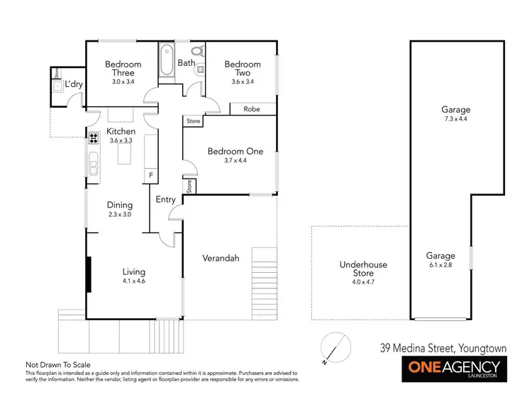 Floorplan of Homely house listing, 39 Medina Street, Youngtown TAS 7249