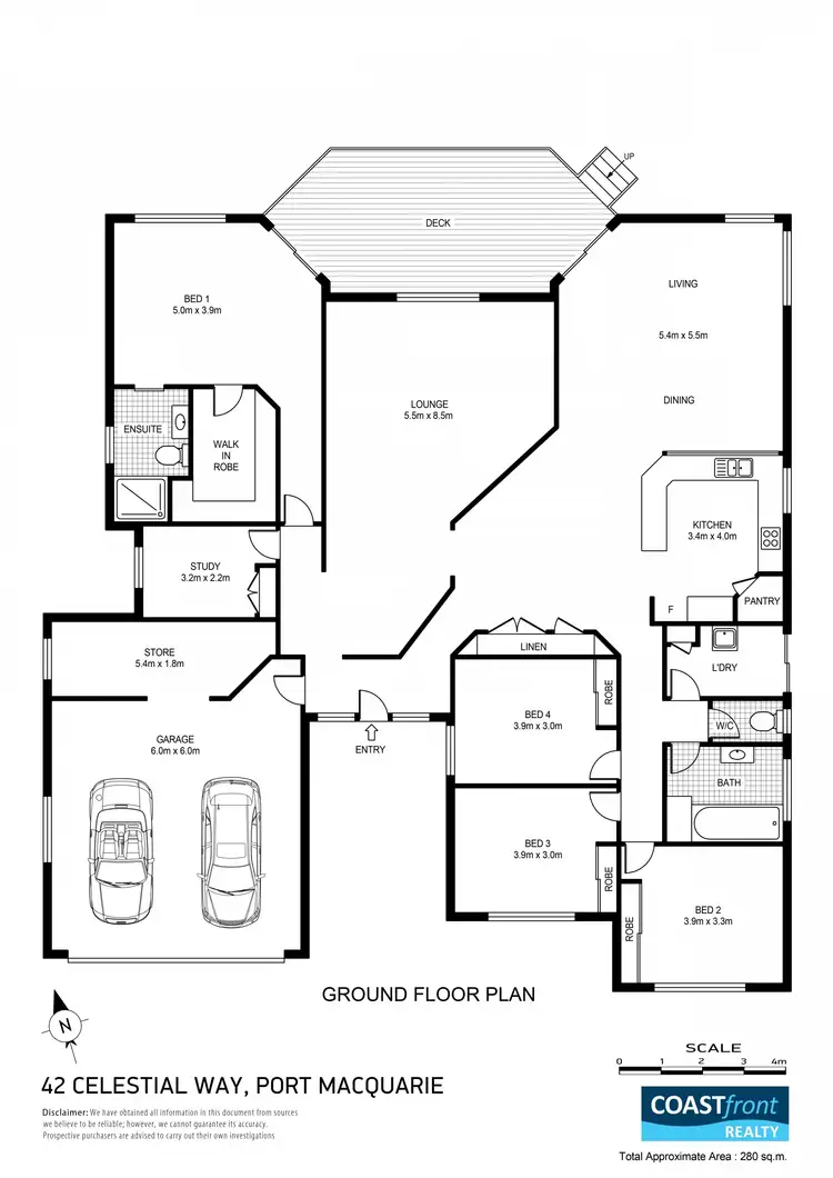 Floorplan of Homely house listing, 42 Celestial Way, Port Macquarie NSW 2444