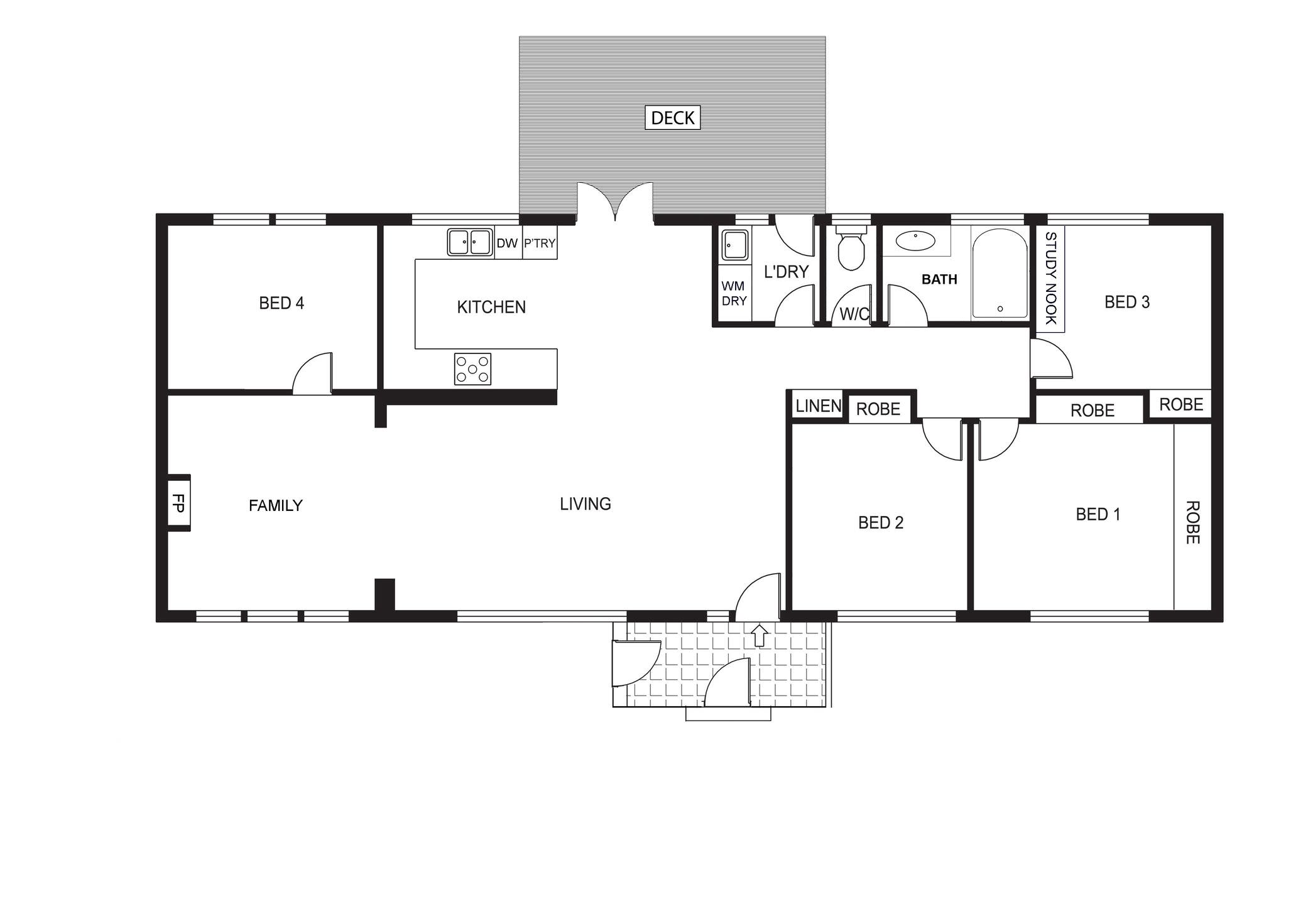 Floorplan of Homely house listing, 66 Longmore Crescent, Wanniassa ACT 2903