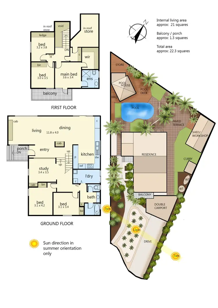 Floorplan of Homely house listing, 30 Lorraine Avenue, Langwarrin VIC 3910