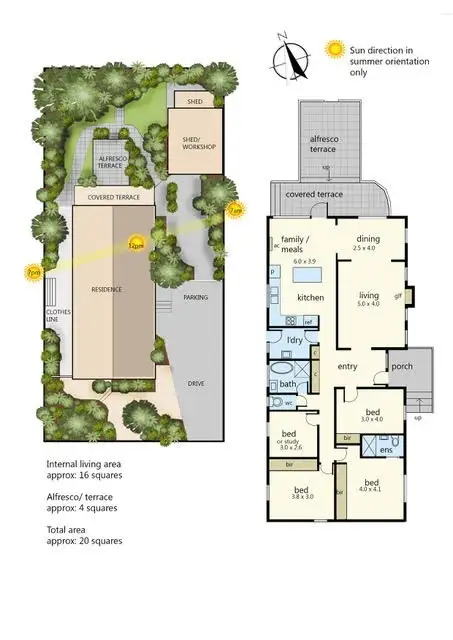 Floorplan of Homely house listing, 13 Maxwell Court, Langwarrin VIC 3910