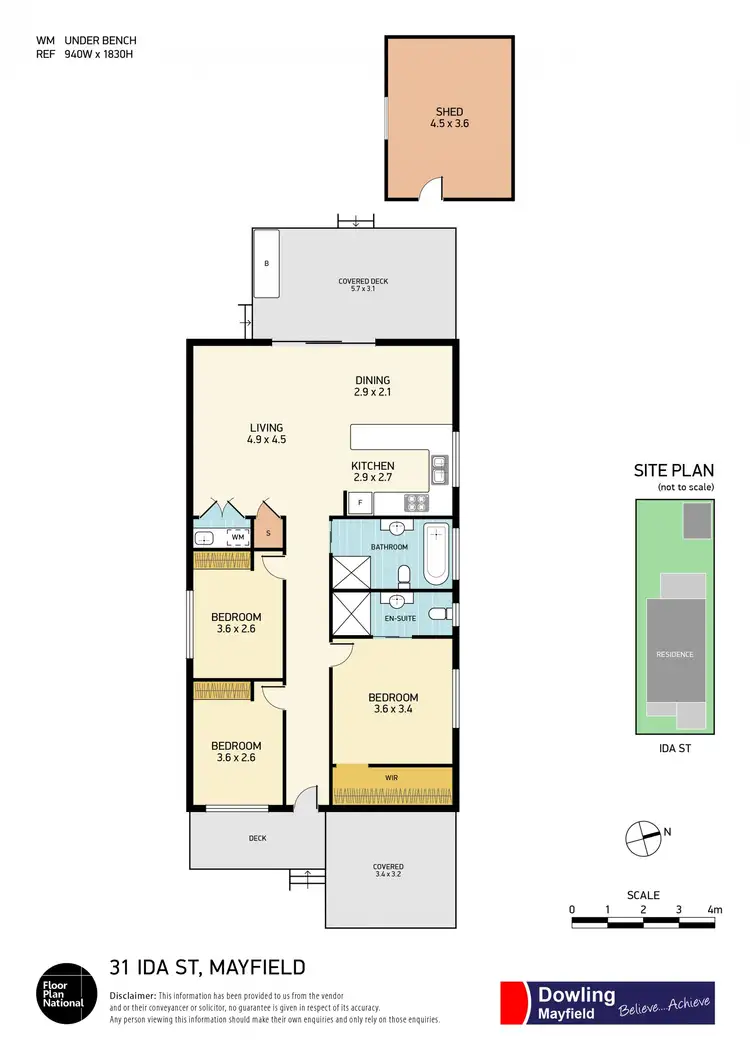 Floorplan of Homely house listing, 31 Ida street, Mayfield NSW 2304