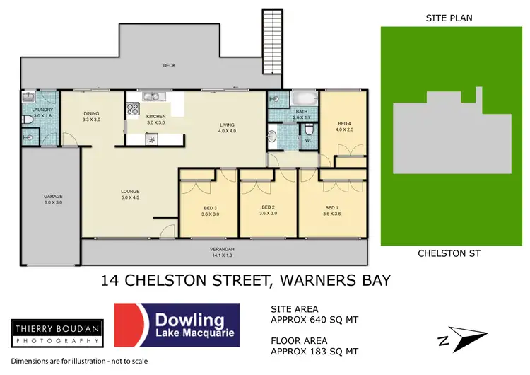 Floorplan of Homely house listing, 14 Chelston Street, Warners Bay NSW 2282